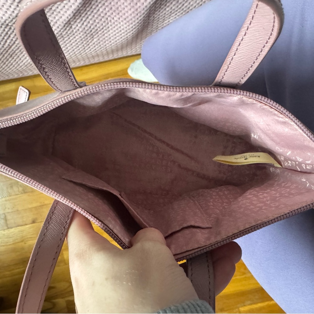 Kate Spade Lavender and Pink Glitter Tote - Picture 2 of 2